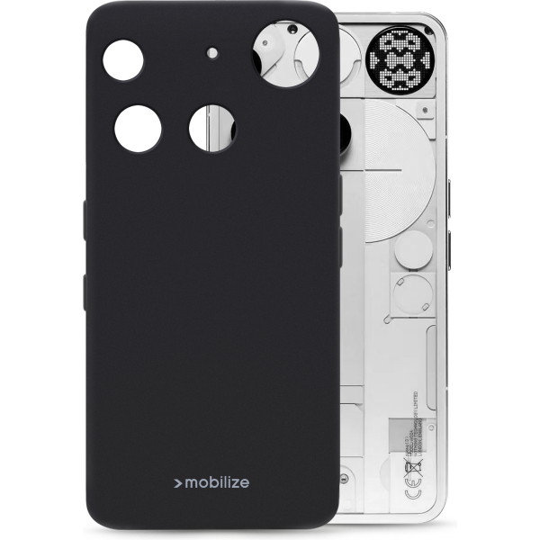Mobilize Rubber Gelly Case Nothing Phone (3) Matt Black