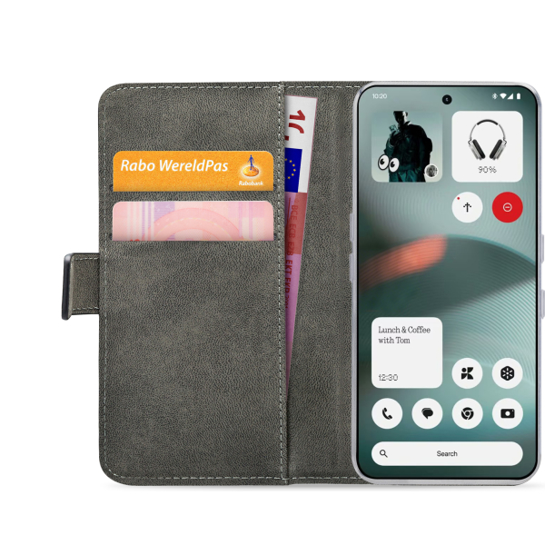 Mobilize Classic Gelly Wallet Book Case Nothing Phone (3) Black - Afbeelding 3