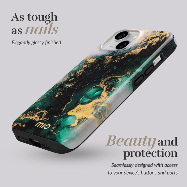 Mio By Mobilize Mio Green Marble Magsafe Compatible For Iphone 17 - Afbeelding 2