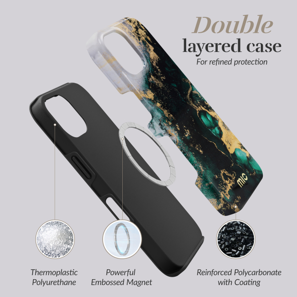 Mio By Mobilize Mio Green Marble Magsafe Compatible For Iphone 17 - Afbeelding 7