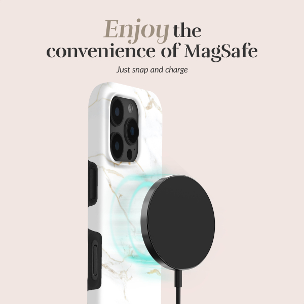 Mio By Mobilize Mio White Marble Magsafe Compatible For Iphone 17 Pro - Afbeelding 5