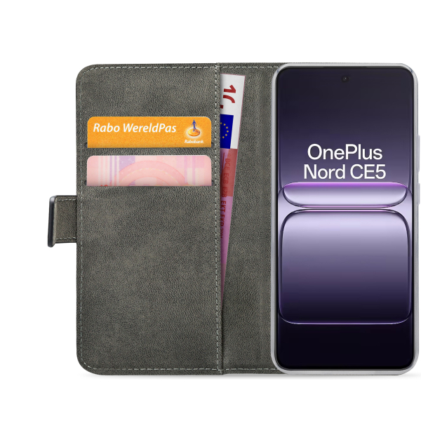 Mobilize Classic Gelly Wallet Book Case Oneplus Nord Ce5 Black - Afbeelding 3