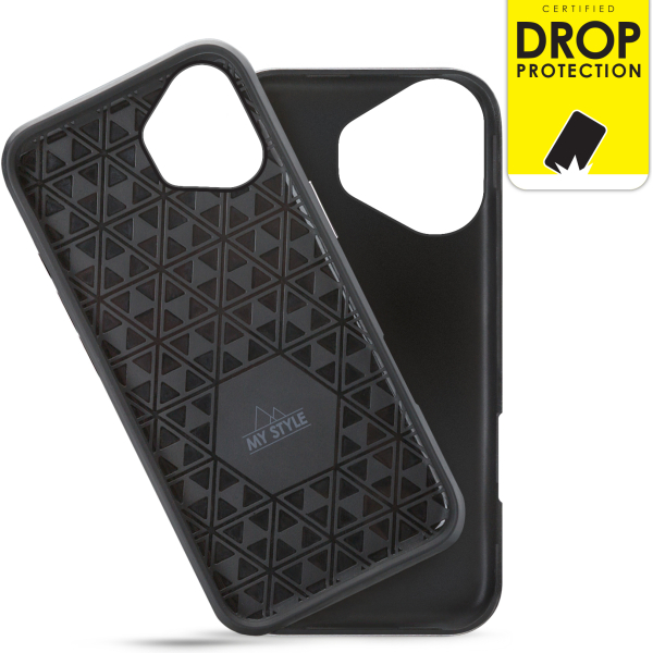 My Style Tough Case For Apple Iphone 17 Black - Afbeelding 2