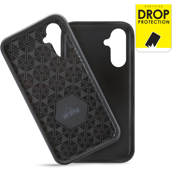 My Style Tough Case For Samsung Galaxy A17 5G Black - Afbeelding 2