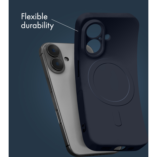 My Style Protective Flex Magsafe Compatible Case For Samsung Galaxy A17 5G Midnight Blue - Afbeelding 3