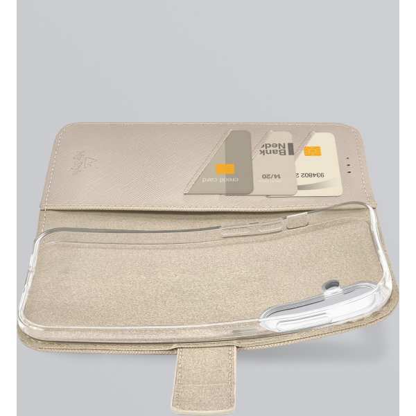 My Style Flex Wallet For Samsung Galaxy S25 Fe 5G Warm Taupe