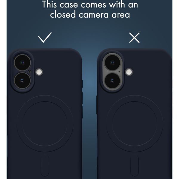 My Style Protective Flex Magsafe Compatible Case For Samsung Galaxy S25 Fe 5G Midnight Blue - Afbeelding 2
