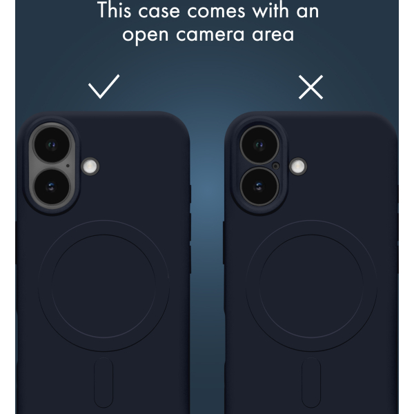 My Style Protective Flex Magsafe Compatible Case For Samsung Galaxy S25 Fe 5G Midnight Blue - Afbeelding 3