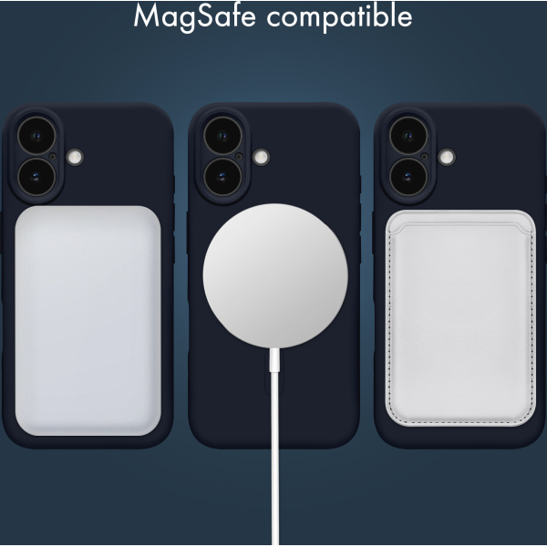 My Style Protective Flex Magsafe Compatible Case For Samsung Galaxy S25 Fe 5G Midnight Blue - Afbeelding 7