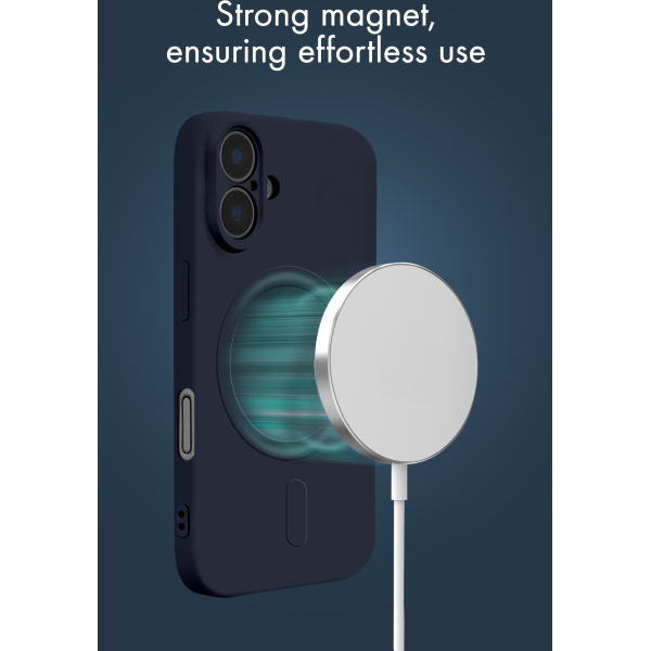 My Style Protective Flex Magsafe Compatible Case For Samsung Galaxy S25 Fe 5G Midnight Blue - Afbeelding 8