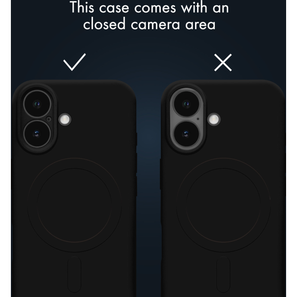My Style Protective Flex Magsafe Compatible Case For Samsung Galaxy S25 Fe 5G Black - Afbeelding 3