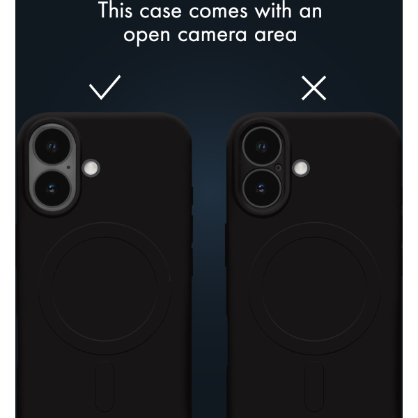 My Style Protective Flex Magsafe Compatible Case For Samsung Galaxy S25 Fe 5G Black - Afbeelding 4