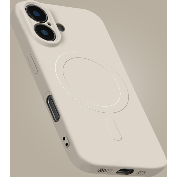 My Style Protective Flex Magsafe Compatible Case For Samsung Galaxy S25 Fe 5G Antique White