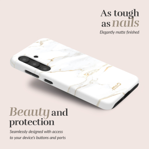 Mio By Mobilize Mio White Marble Magsafe Compatible For Samsung S25 Fe 5G