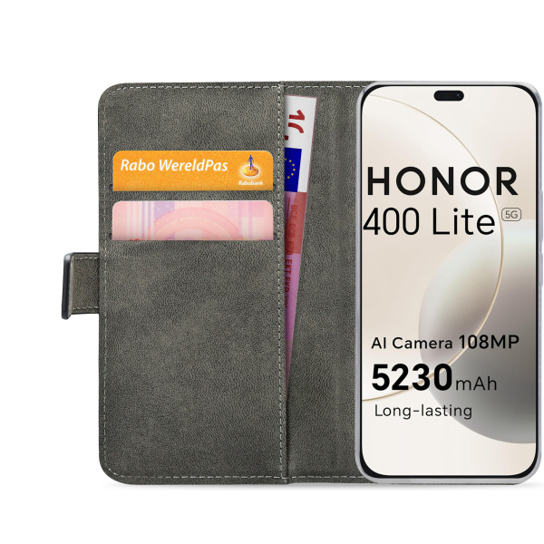 Mobilize Classic Gelly Wallet Book Case Honor 400 Lite Black - Afbeelding 3