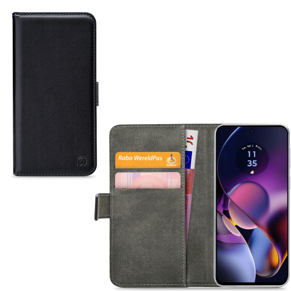Mobilize Classic Gelly Wallet Book Case Motorola Moto G54 Power Black
