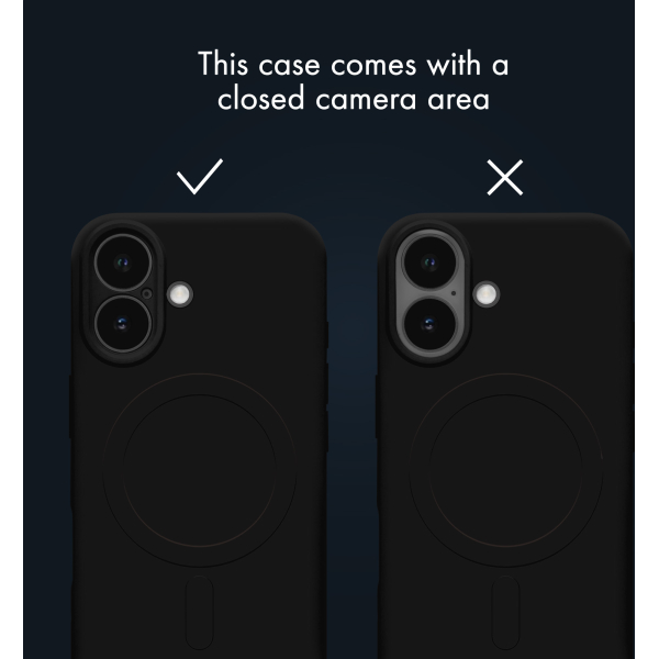 My Style Protective Flex Magsafe Compatible Case For Iphone 17 Black - Afbeelding 4