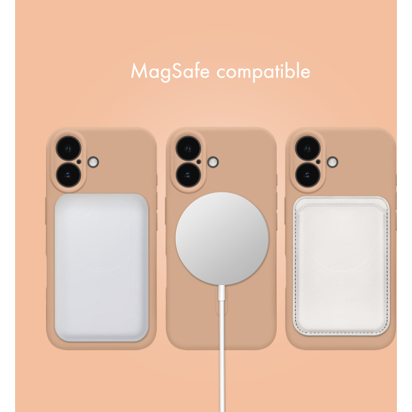 My Style Protective Flex Magsafe Compatible Case For Iphone 17 Pro Max Soft Pink - Afbeelding 8
