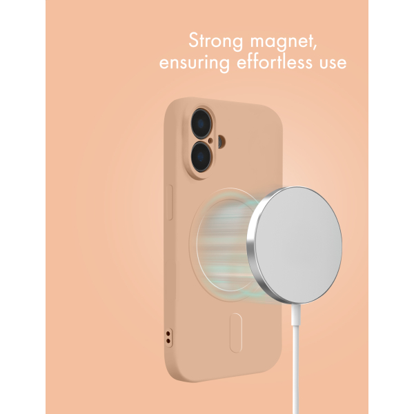 My Style Protective Flex Magsafe Compatible Case For Iphone 17 Pro Max Soft Pink - Afbeelding 9