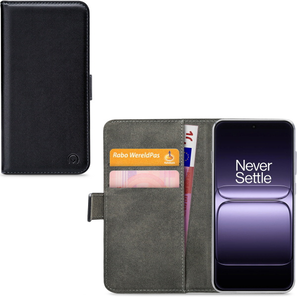 Mobilize Classic Gelly Wallet Book Case Oneplus 13S Black