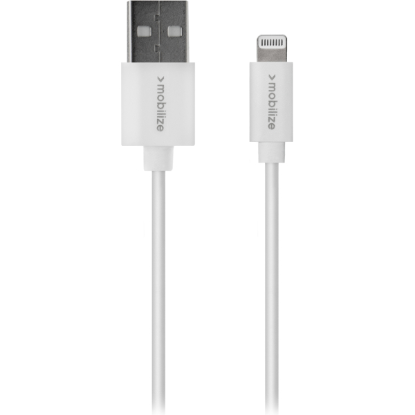 Mobilize Bulk Mobilize Cable Usb To Apple Mfi Lightning 1M. 12W White (Bulk)