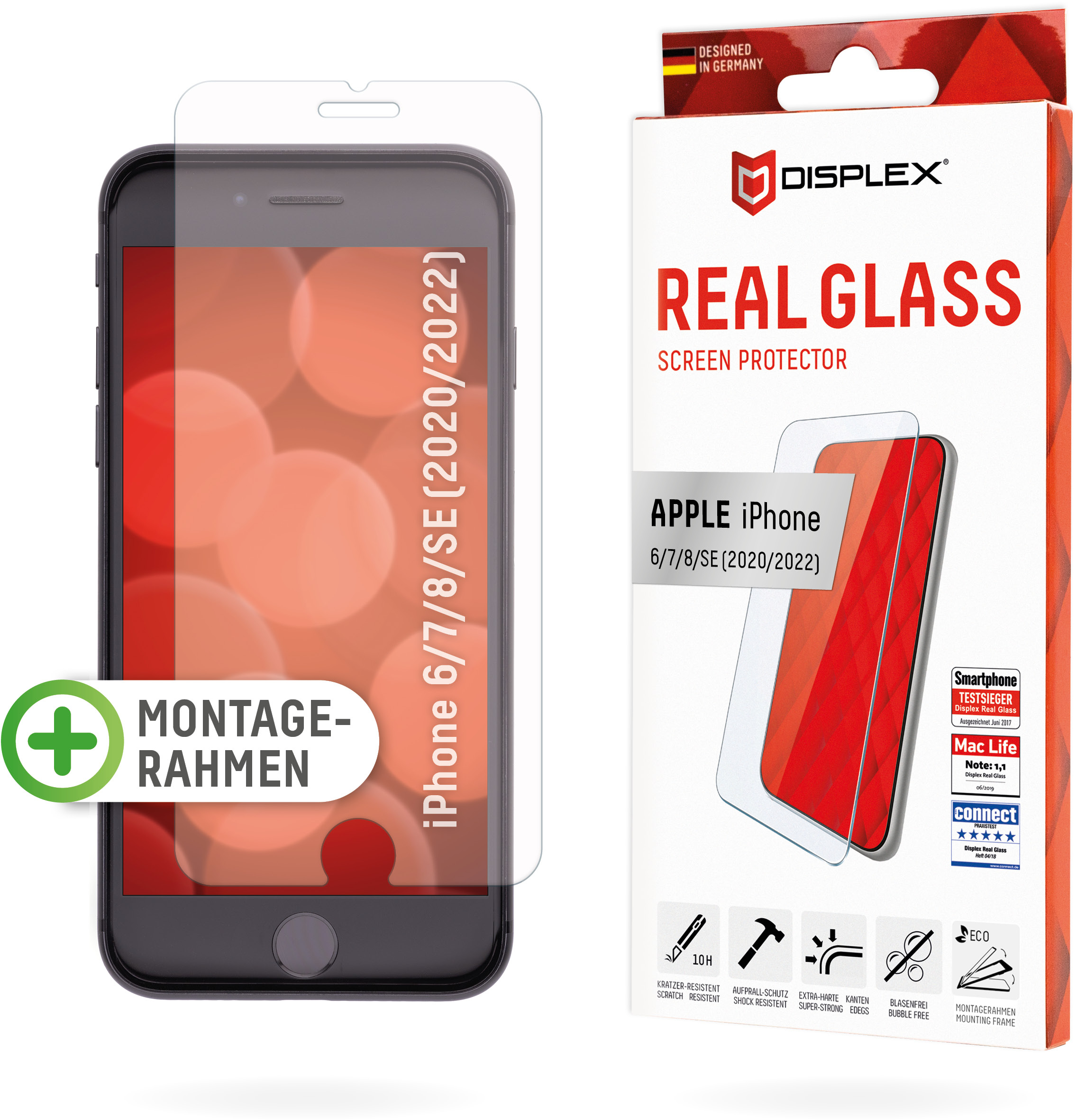 Displex Real Glass Apple Iphone 6/6S/7/8/Se (2020/2022)