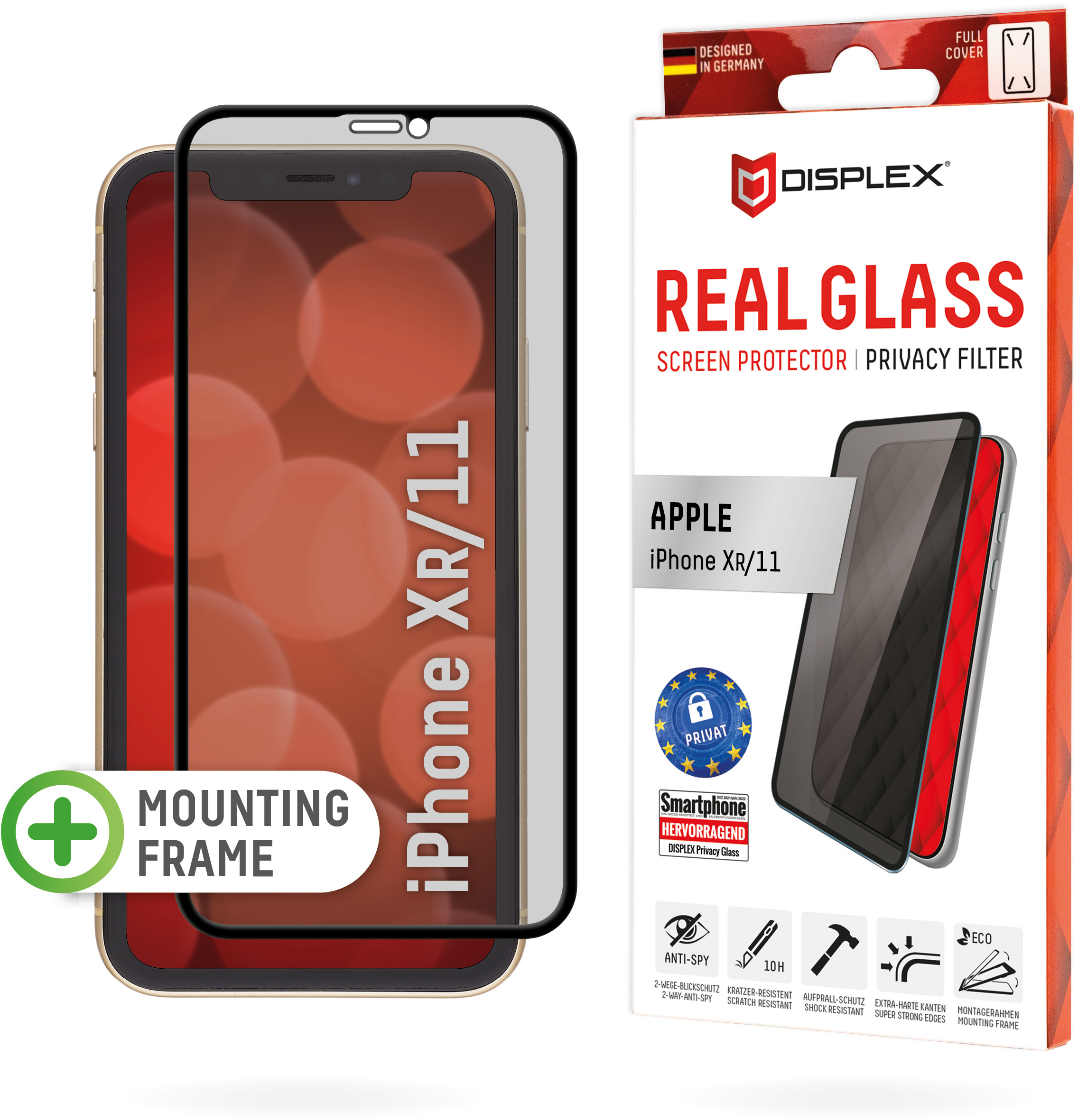 Displex Privacy Glass Fc Apple Iphone Xr/11