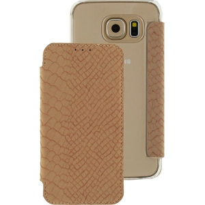 Mobilize Slim Booklet Samsung Galaxy S6 Soft Snake Creamy Rose