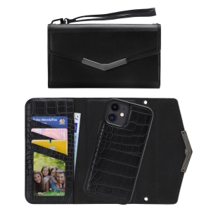 Mobilize 2In1 Elegant Magnet Clutch Apple Iphone Xr/11 Black Croco