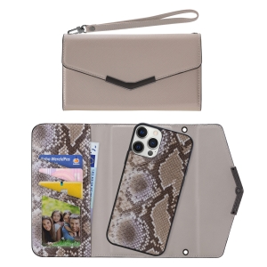 Mobilize 2In1 Elegant Magnet Clutch Apple Iphone 12 Pro Max Beige Snake