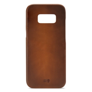 Senza Desire Leather Cover Samsung Galaxy S8+ Burned Cognac