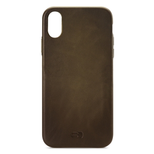 Senza Desire Leather Cover Apple Iphone X/Xs Burned Olive