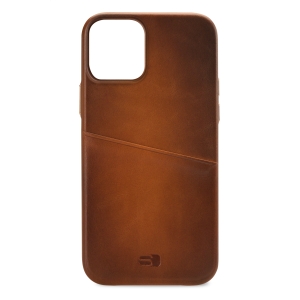 Senza Desire Leather Cover With Card Slot Apple Iphone 13 Burned Cognac