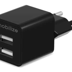 Mobilize Wall Charger 2X Usb 24W Black