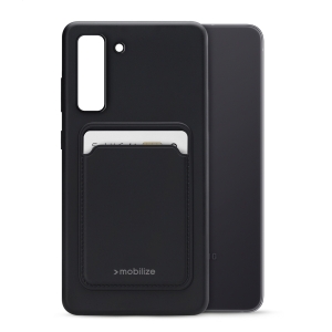 Mobilize Rubber Gelly Card Case Samsung Galaxy S21 Fe 5G Matt Black