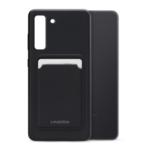 Mobilize Rubber Gelly Card Case Samsung Galaxy S20 Fe Matt Black