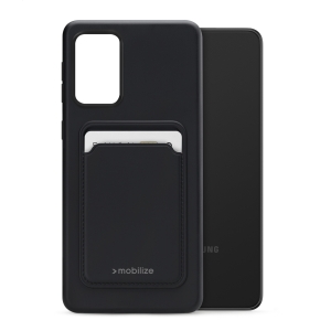 Mobilize Rubber Gelly Card Case Samsung Galaxy A33 5G Matt Black