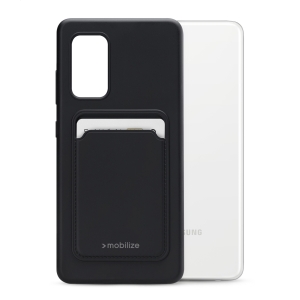 Mobilize Rubber Gelly Card Case Samsung Galaxy A52/A52 5G/A52S 5G Matt Black
