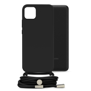 Mobilize Lanyard Gelly Case For Samsung Galaxy A03 Black