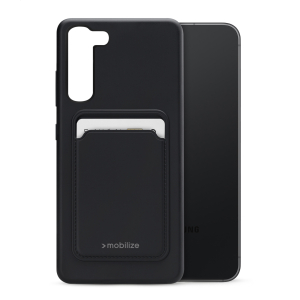 Mobilize Rubber Gelly Card Case Samsung Galaxy S23+ 5G Matt Black