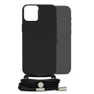 Mobilize Lanyard Gelly Case For Apple Iphone 15 Plus Black