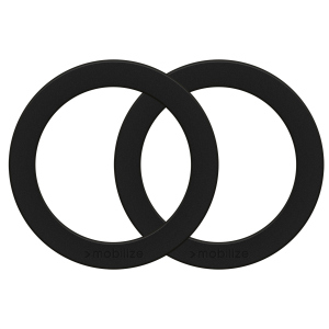 Mobilize Magsafe Compatible Metal Ring Black (2-Pack)