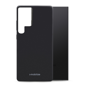 Mobilize Rubber Gelly Case Samsung Galaxy S24 Ultra 5G Matt Black