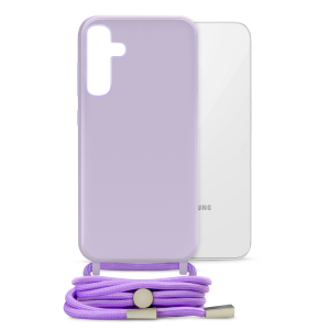 Mobilize Lanyard Gelly Case For Samsung Galaxy S24+ 5G Pastel Purple