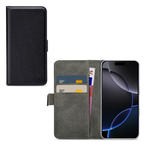 Mobilize Classic Gelly Wallet Book Case Apple Iphone 16 Pro Black
