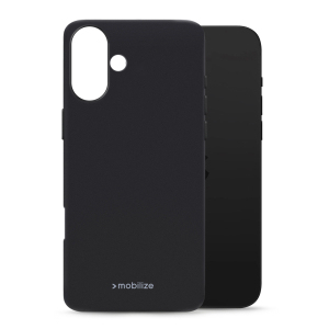 Mobilize Rubber Gelly Case Apple Iphone 16 Matt Black