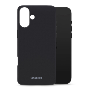 Mobilize Rubber Gelly Case Apple Iphone 16 Plus Matt Black