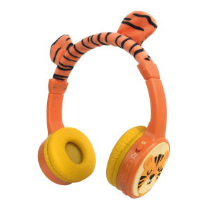 Mobilize Wireless/Wired Over Ear Kids Headphone 85Db Tiger