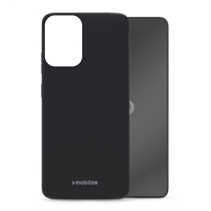 Mobilize Rubber Gelly Case Motorola Moto E14 4G Matt Black