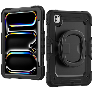 Mobilize Rotating Defender Case Stand Function For Apple Ipad Pro 11 (2024/2025) Black